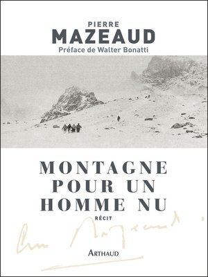 cover image of Montagne pour un homme nu